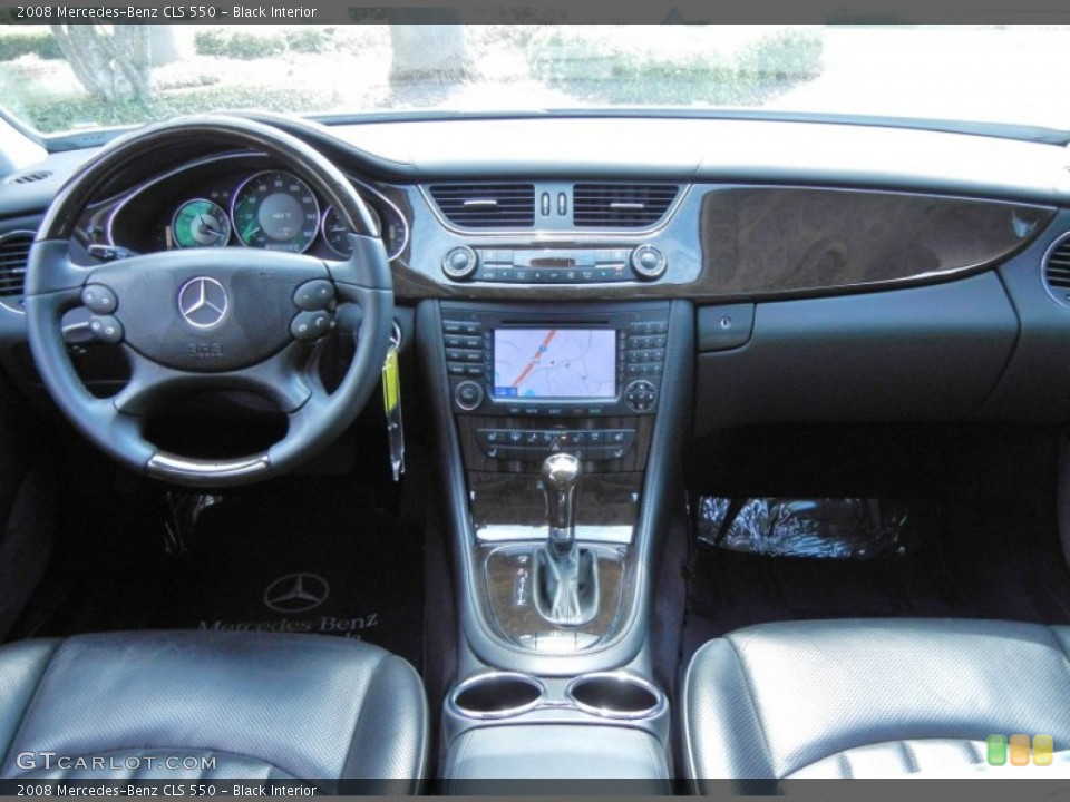 Black Interior Dashboard for the 2008 Mercedes-Benz CLS 550 #80411132