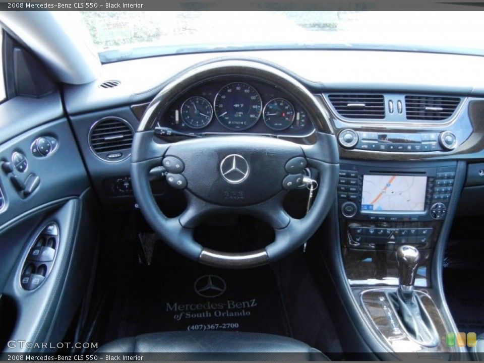 Black Interior Dashboard for the 2008 Mercedes-Benz CLS 550 #80411157