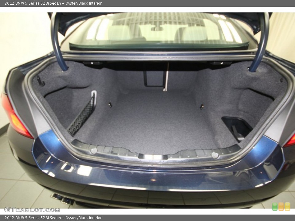 Oyster/Black Interior Trunk for the 2012 BMW 5 Series 528i Sedan #80412682