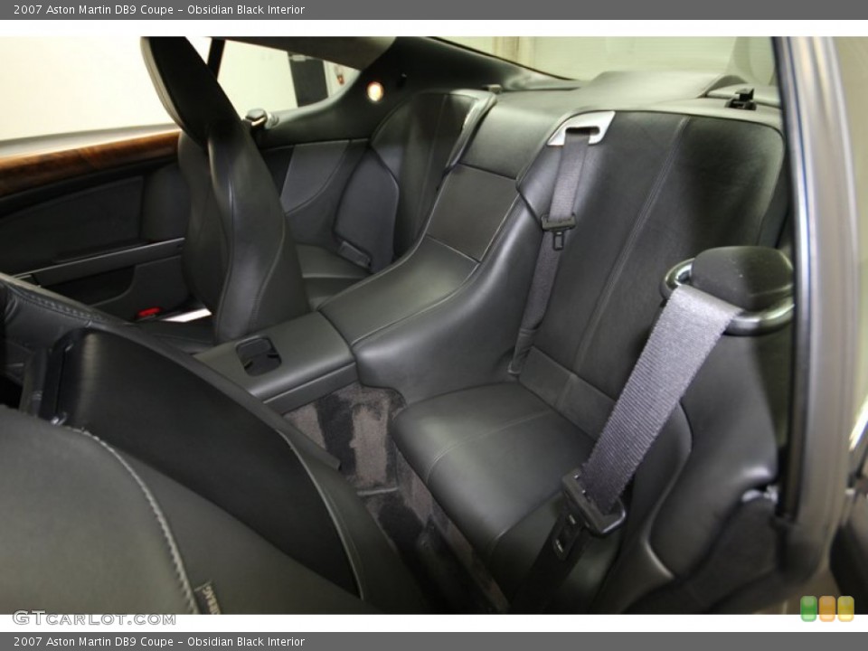 Obsidian Black Interior Rear Seat for the 2007 Aston Martin DB9 Coupe #80413288