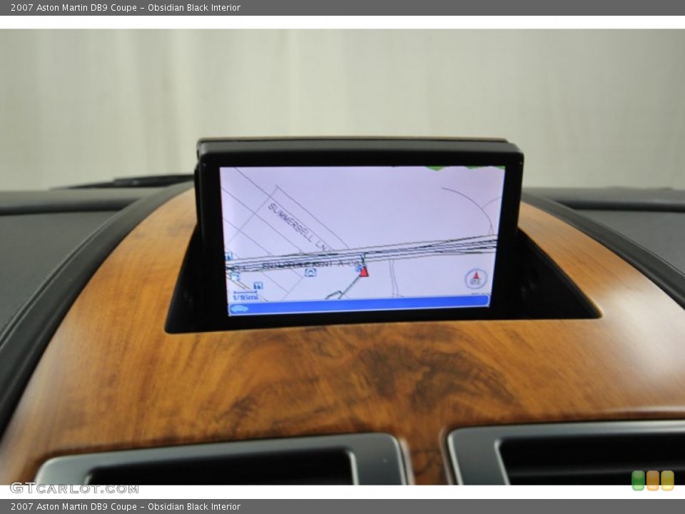 Obsidian Black Interior Navigation for the 2007 Aston Martin DB9 Coupe #80413399