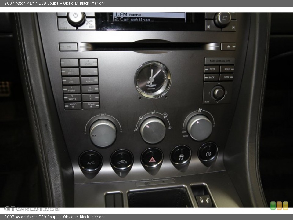 Obsidian Black Interior Controls for the 2007 Aston Martin DB9 Coupe #80413437