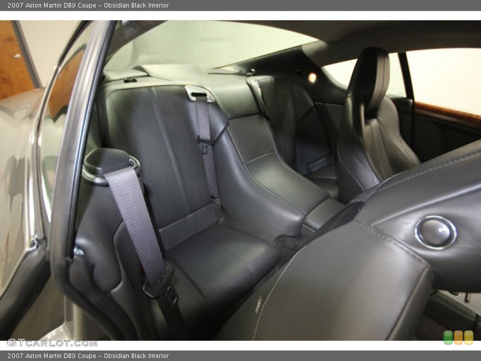 Obsidian Black Interior Rear Seat for the 2007 Aston Martin DB9 Coupe #80413645