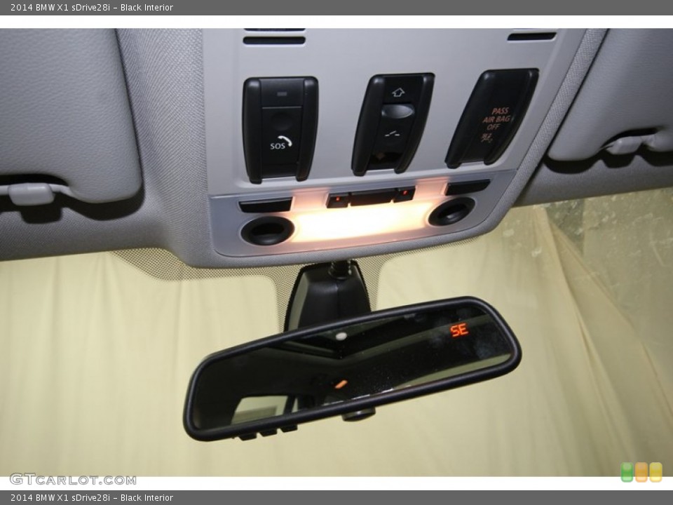 Black Interior Controls for the 2014 BMW X1 sDrive28i #80414203