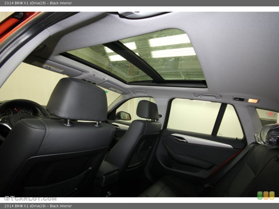 Black Interior Sunroof for the 2014 BMW X1 sDrive28i #80414398