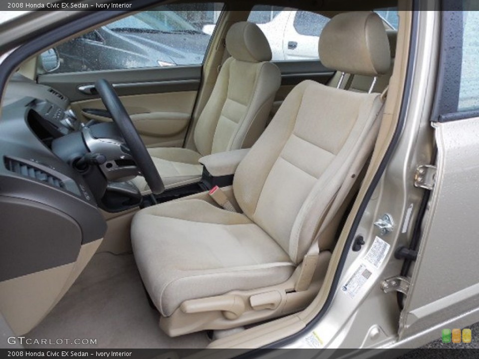Ivory Interior Photo for the 2008 Honda Civic EX Sedan #80414935