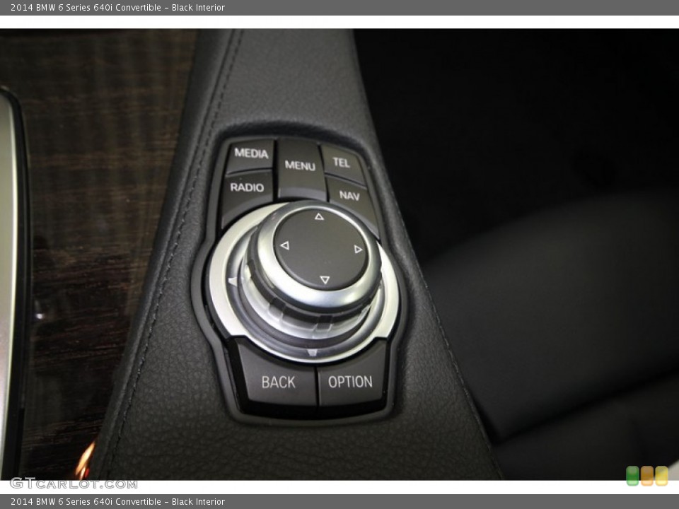 Black Interior Controls for the 2014 BMW 6 Series 640i Convertible #80414945