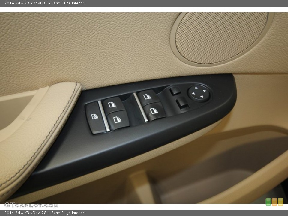 Sand Beige Interior Controls for the 2014 BMW X3 xDrive28i #80415396