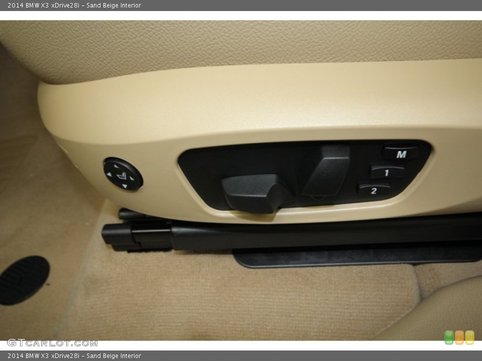 Sand Beige Interior Controls for the 2014 BMW X3 xDrive28i #80415417