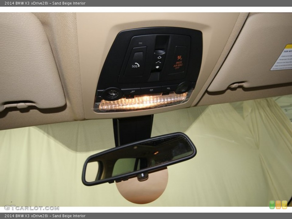 Sand Beige Interior Controls for the 2014 BMW X3 xDrive28i #80415437