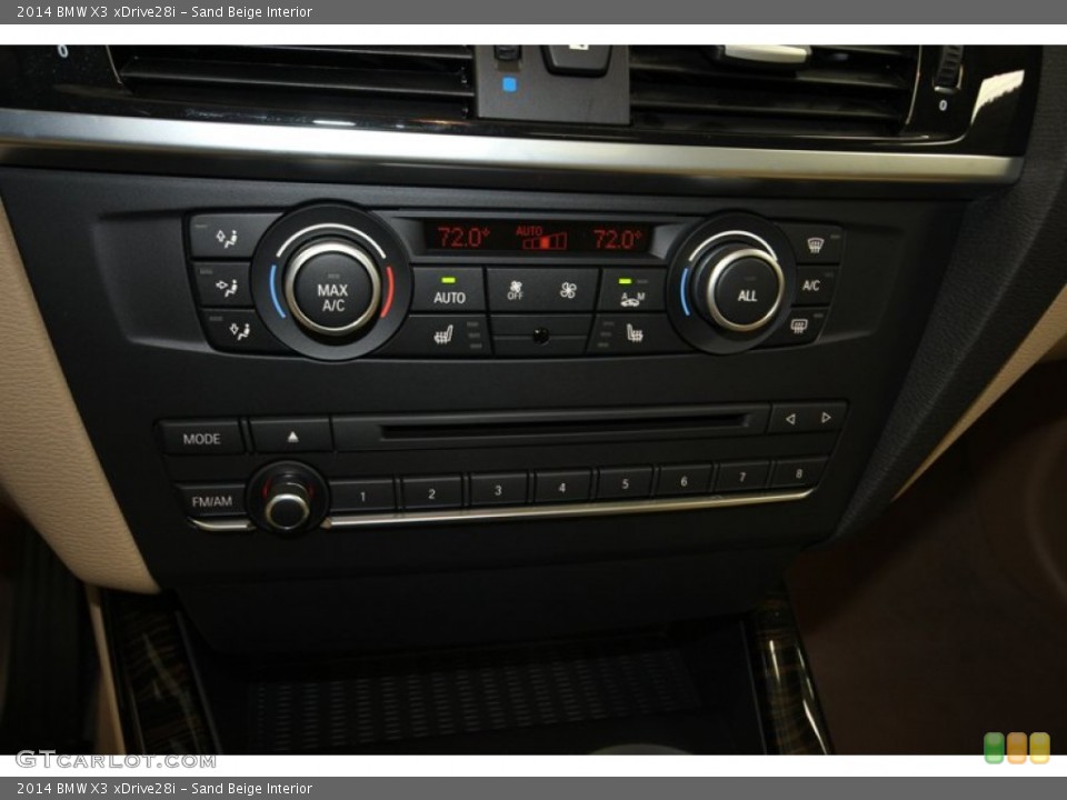 Sand Beige Interior Controls for the 2014 BMW X3 xDrive28i #80415487