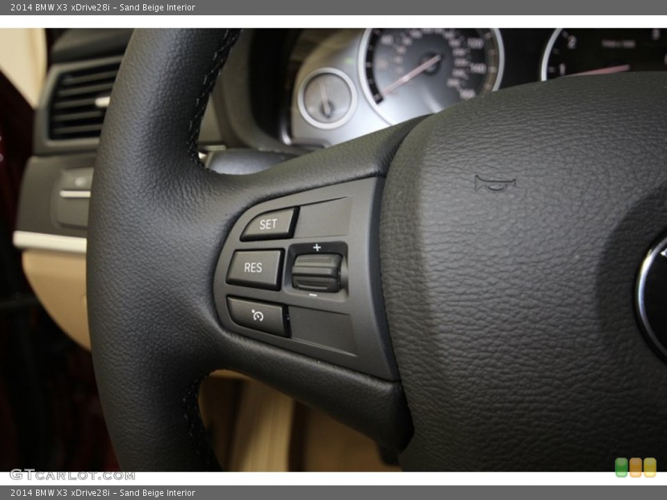 Sand Beige Interior Controls for the 2014 BMW X3 xDrive28i #80415613
