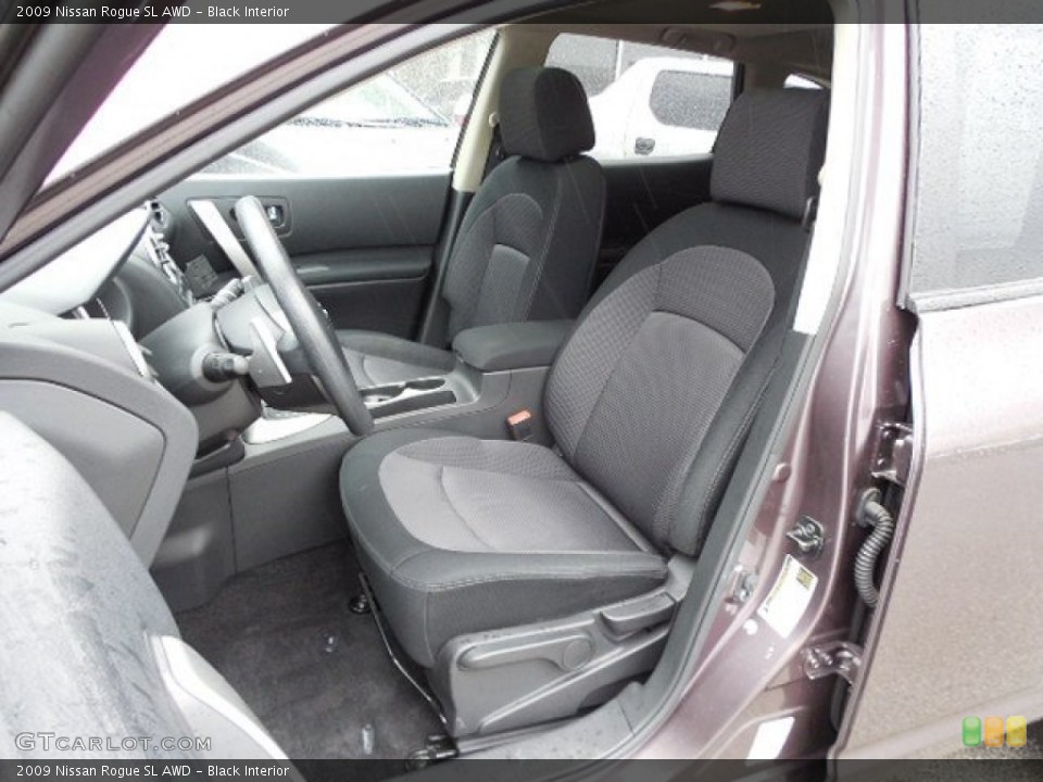 Black Interior Photo for the 2009 Nissan Rogue SL AWD #80415861