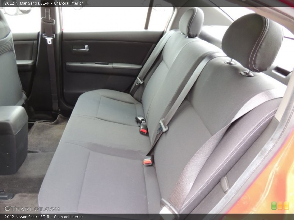 Charcoal Interior Rear Seat for the 2012 Nissan Sentra SE-R #80416556