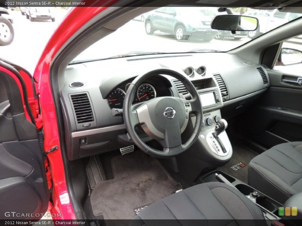 Charcoal Interior Prime Interior for the 2012 Nissan Sentra SE-R #80416596