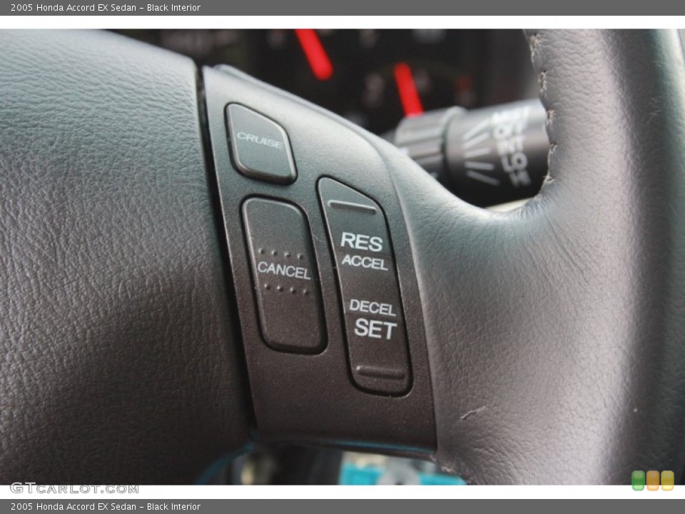 Black Interior Controls for the 2005 Honda Accord EX Sedan #80418577