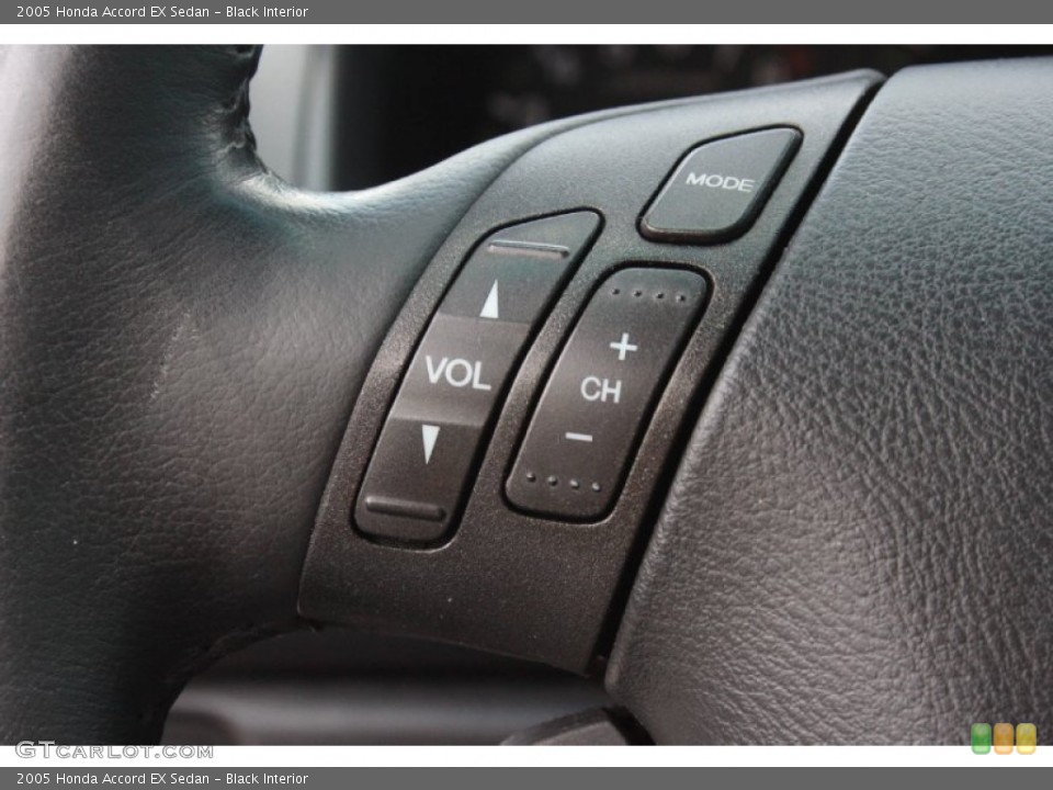 Black Interior Controls for the 2005 Honda Accord EX Sedan #80418607