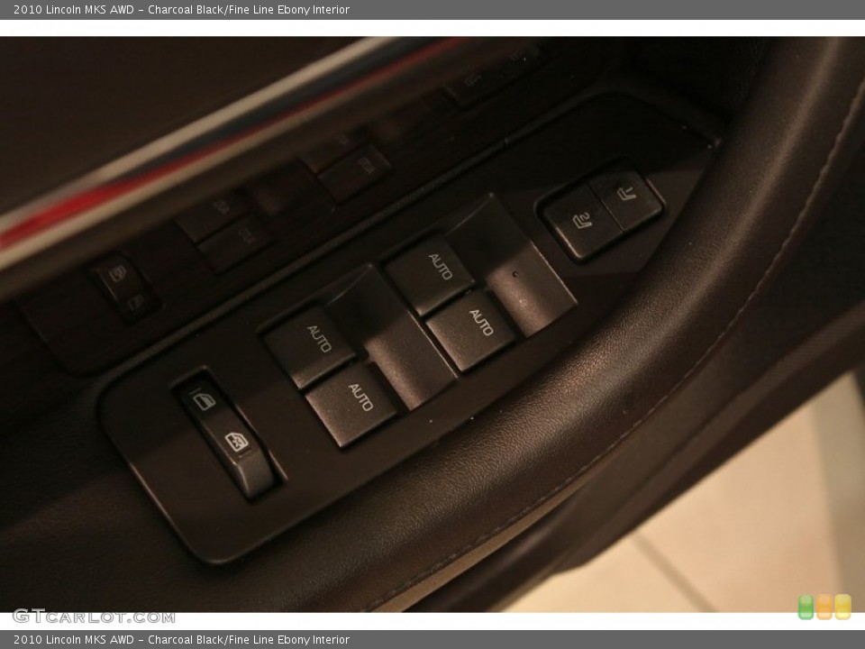 Charcoal Black/Fine Line Ebony Interior Controls for the 2010 Lincoln MKS AWD #80419526