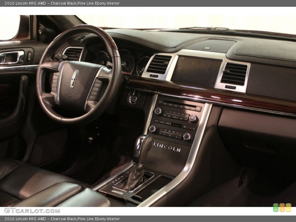 Charcoal Black/Fine Line Ebony Interior Dashboard for the 2010 Lincoln MKS AWD #80420161