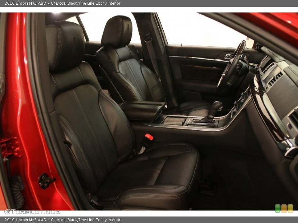 Charcoal Black/Fine Line Ebony Interior Photo for the 2010 Lincoln MKS AWD #80420179