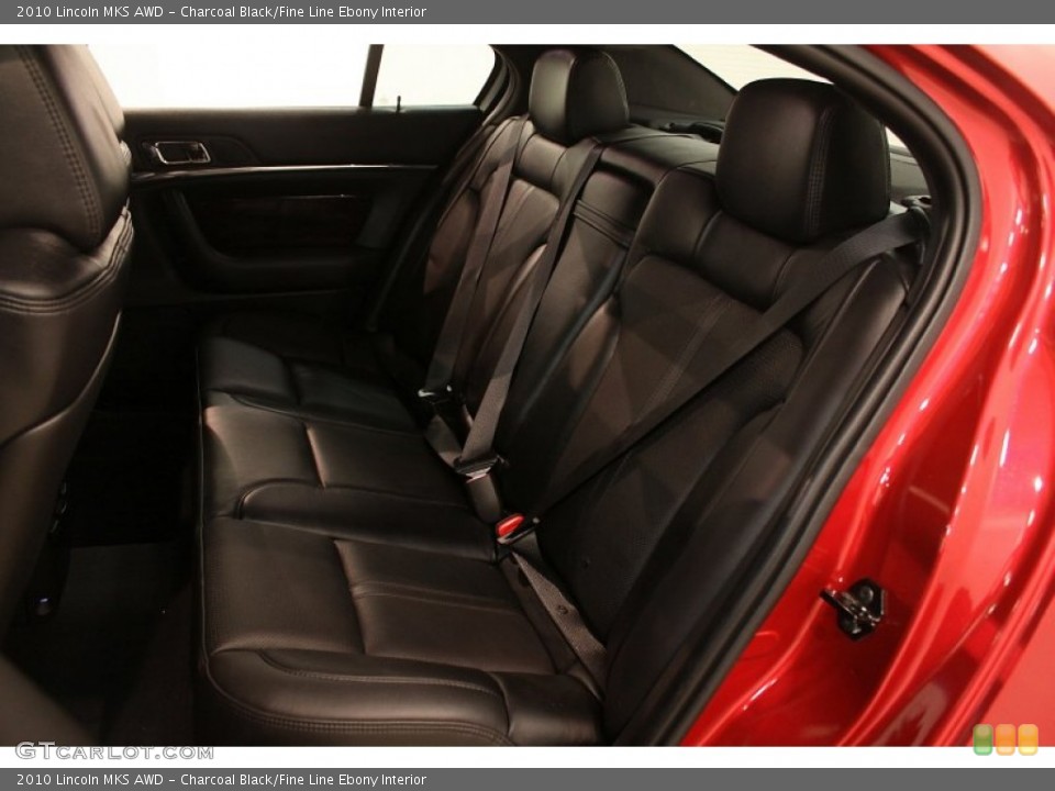 Charcoal Black/Fine Line Ebony Interior Rear Seat for the 2010 Lincoln MKS AWD #80420206
