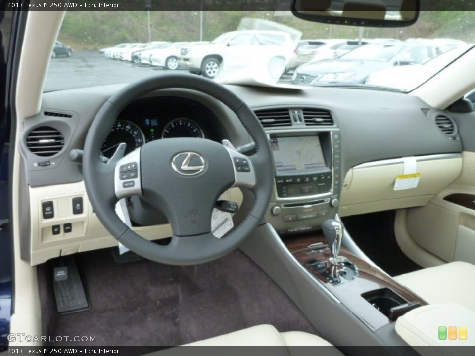 Ecru Interior Dashboard for the 2013 Lexus IS 250 AWD #80420905