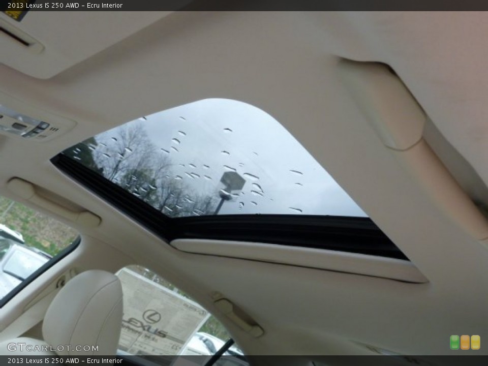 Ecru Interior Sunroof for the 2013 Lexus IS 250 AWD #80420959