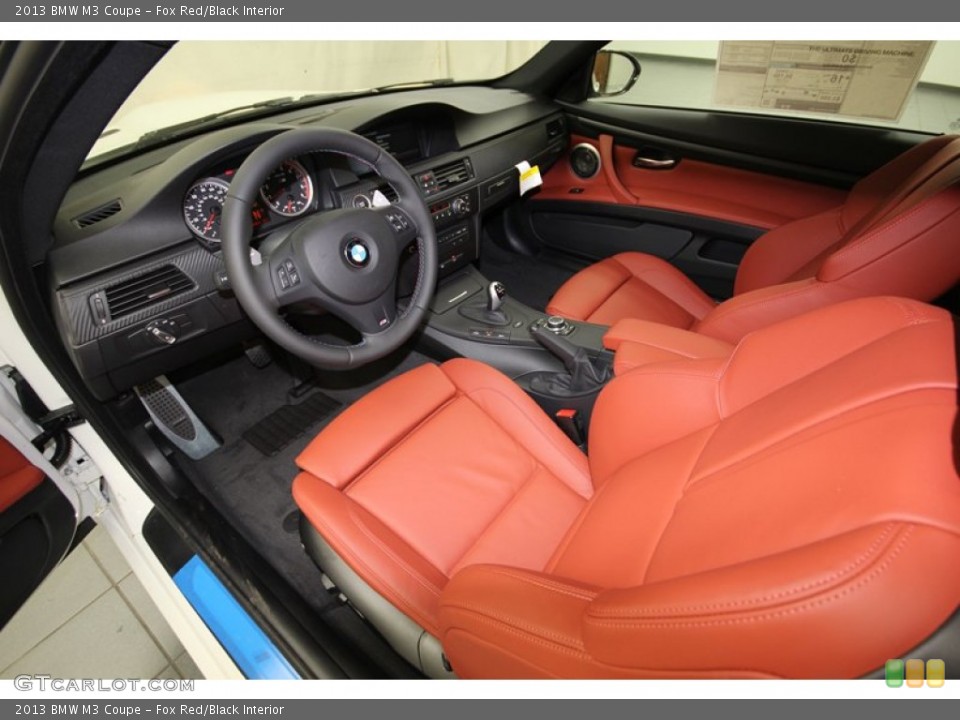Fox Red/Black Interior Prime Interior for the 2013 BMW M3 Coupe #80421210