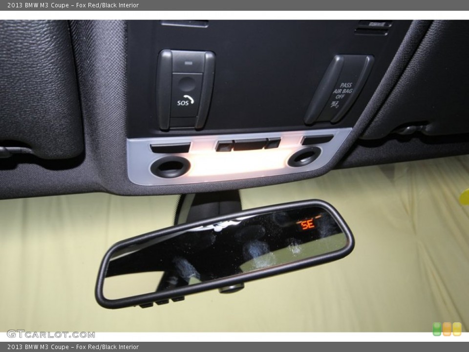 Fox Red/Black Interior Controls for the 2013 BMW M3 Coupe #80421286
