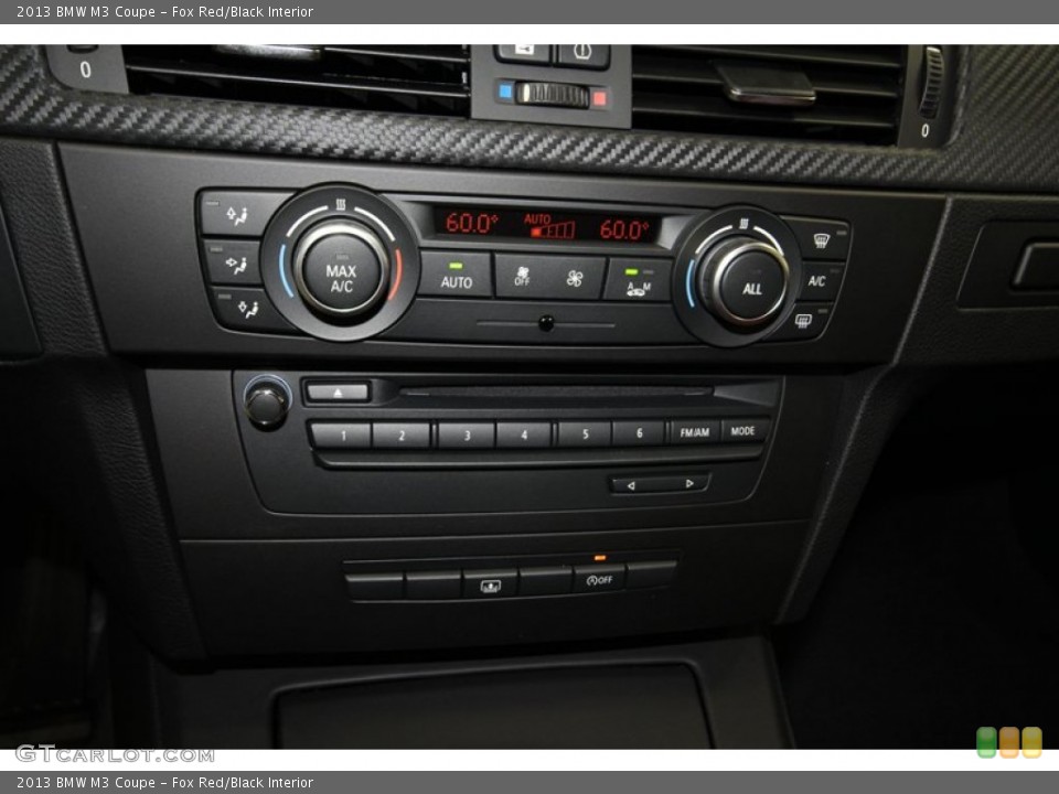 Fox Red/Black Interior Controls for the 2013 BMW M3 Coupe #80421361