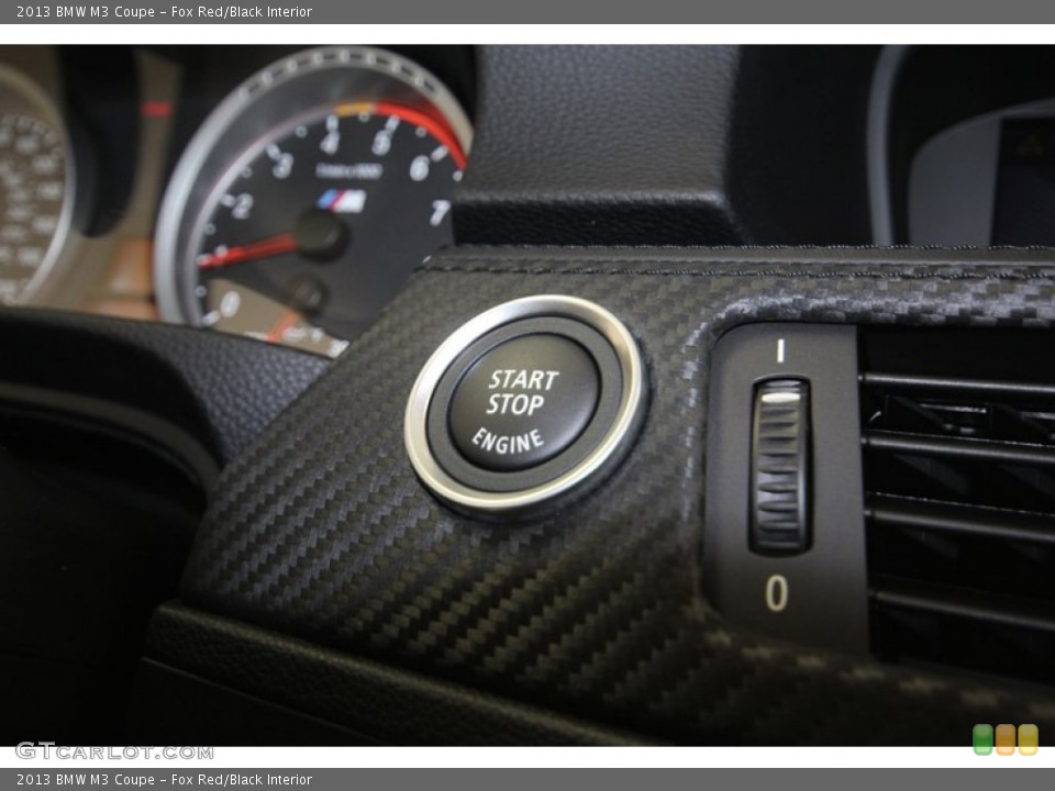 Fox Red/Black Interior Controls for the 2013 BMW M3 Coupe #80421442
