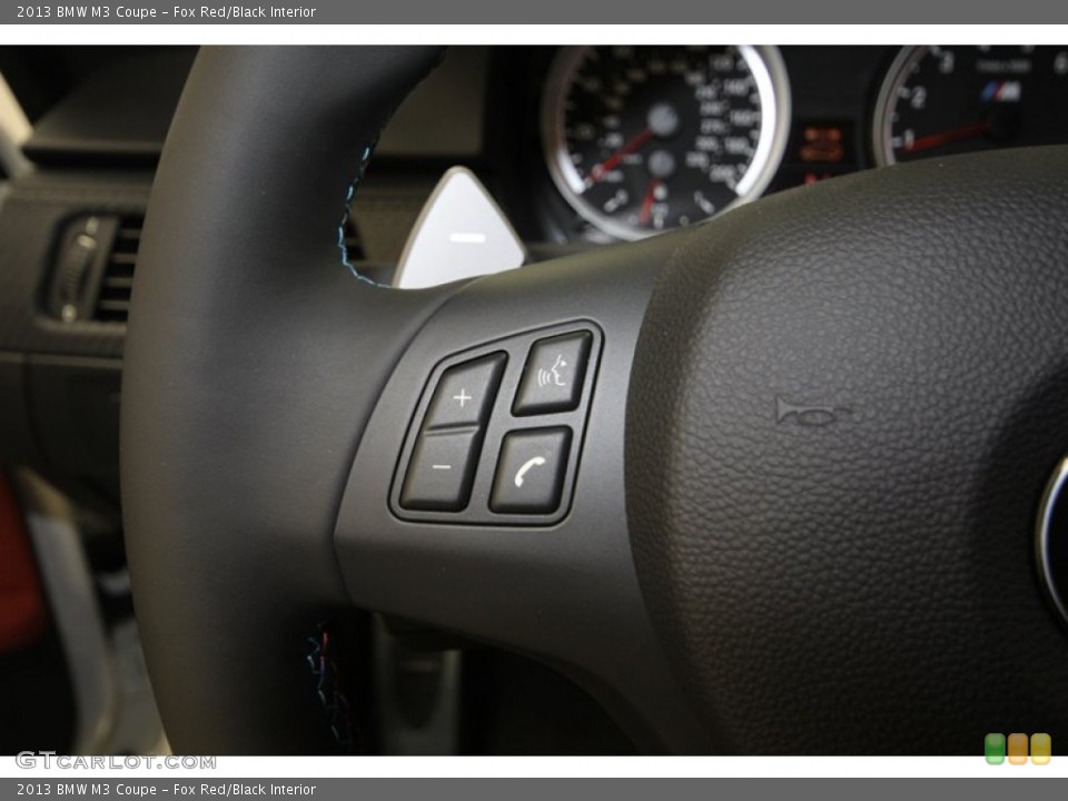 Fox Red/Black Interior Controls for the 2013 BMW M3 Coupe #80421475