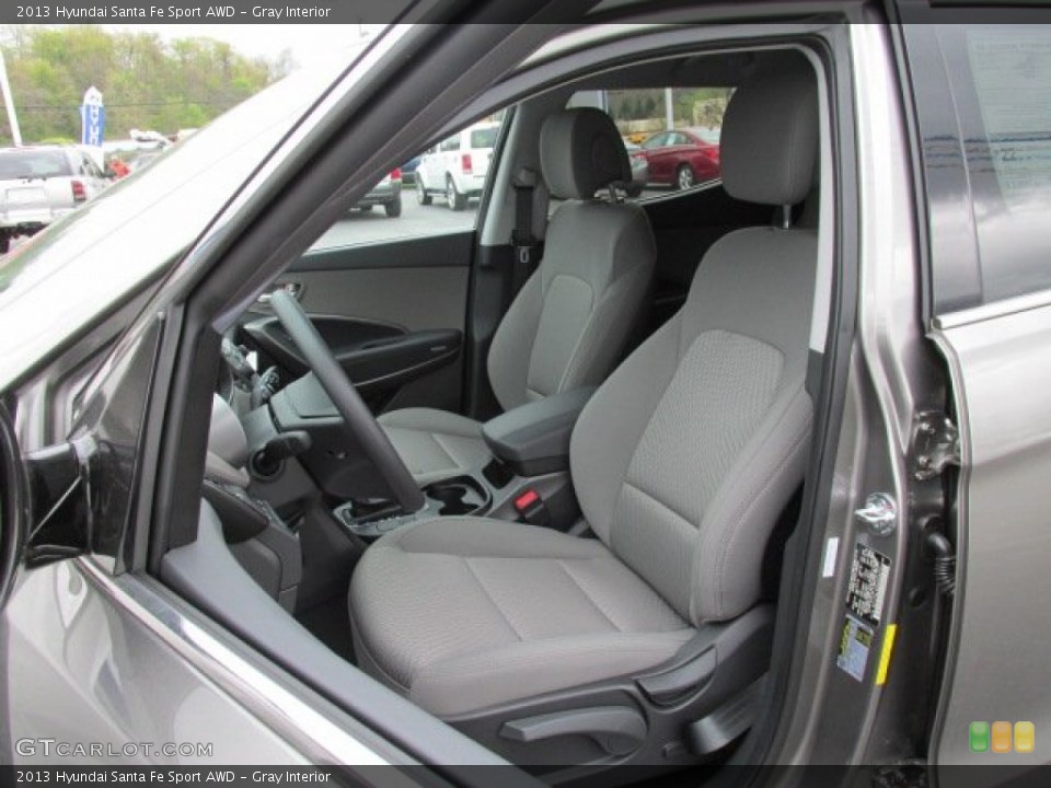Gray Interior Photo for the 2013 Hyundai Santa Fe Sport AWD #80423515