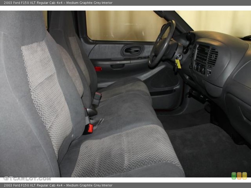 Medium Graphite Grey Interior Front Seat for the 2003 Ford F150 XLT Regular Cab 4x4 #80423662