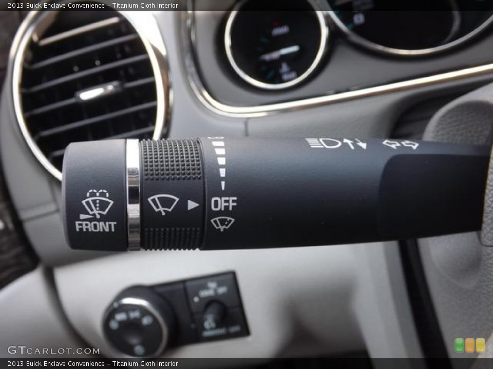 Titanium Cloth Interior Controls for the 2013 Buick Enclave Convenience #80424229
