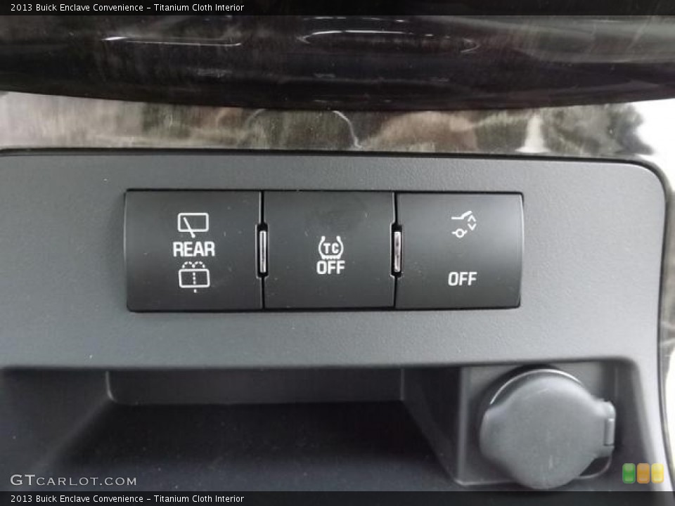 Titanium Cloth Interior Controls for the 2013 Buick Enclave Convenience #80424235