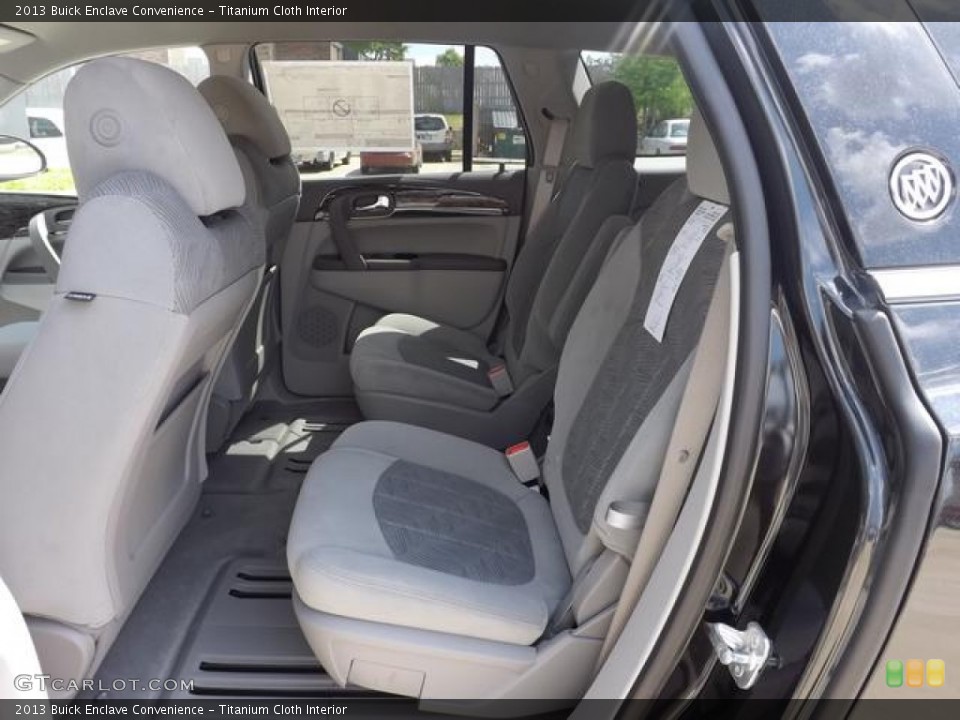 Titanium Cloth Interior Rear Seat for the 2013 Buick Enclave Convenience #80424244