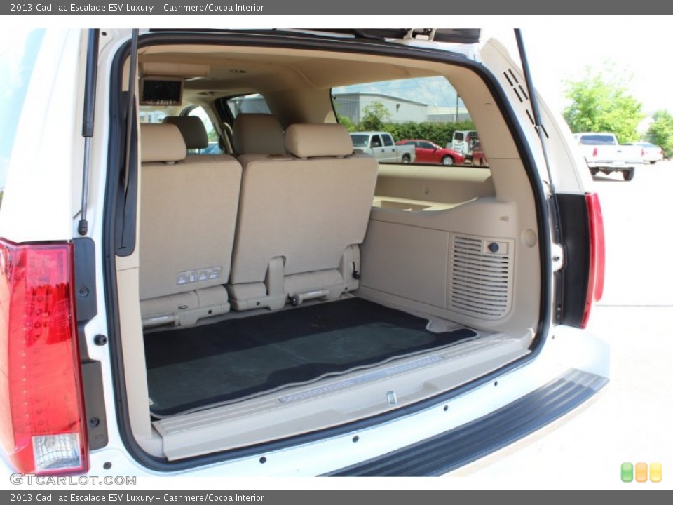Cashmere/Cocoa Interior Trunk for the 2013 Cadillac Escalade ESV Luxury #80424748