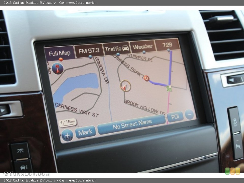 Cashmere/Cocoa Interior Navigation for the 2013 Cadillac Escalade ESV Luxury #80424754