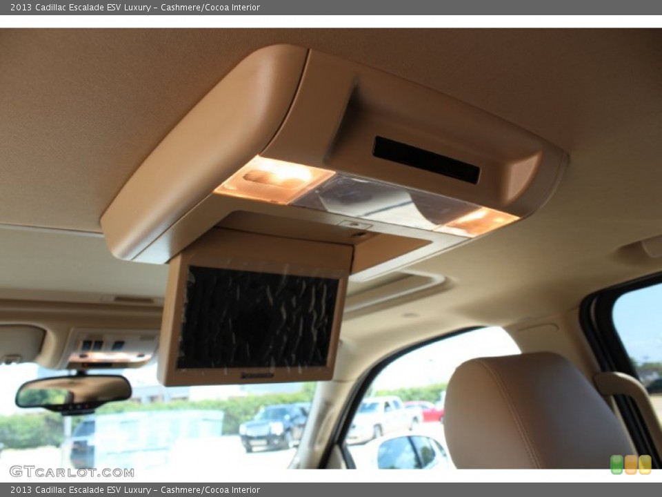 Cashmere/Cocoa Interior Entertainment System for the 2013 Cadillac Escalade ESV Luxury #80424763