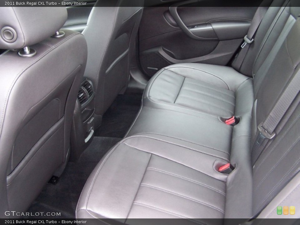Ebony Interior Rear Seat for the 2011 Buick Regal CXL Turbo #80426216