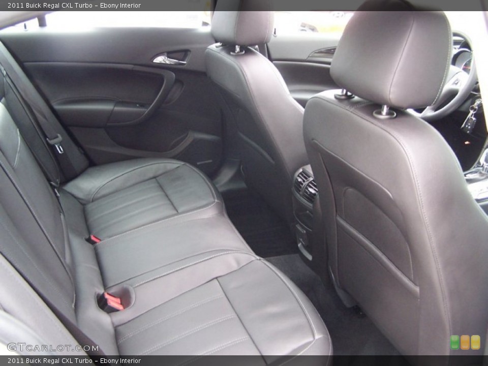 Ebony Interior Rear Seat for the 2011 Buick Regal CXL Turbo #80426228