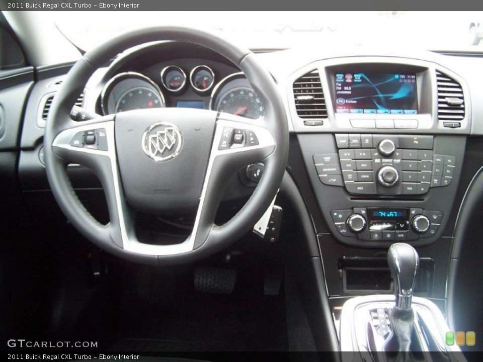 Ebony Interior Dashboard for the 2011 Buick Regal CXL Turbo #80426237