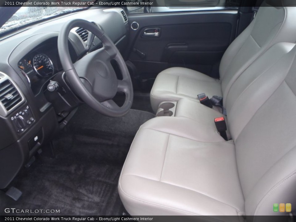 Ebony/Light Cashmere Interior Photo for the 2011 Chevrolet Colorado Work Truck Regular Cab #80426357