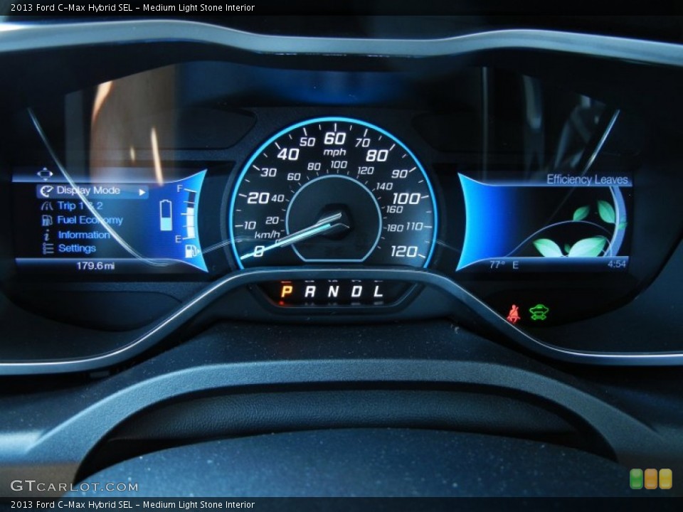 Medium Light Stone Interior Gauges for the 2013 Ford C-Max Hybrid SEL #80427941