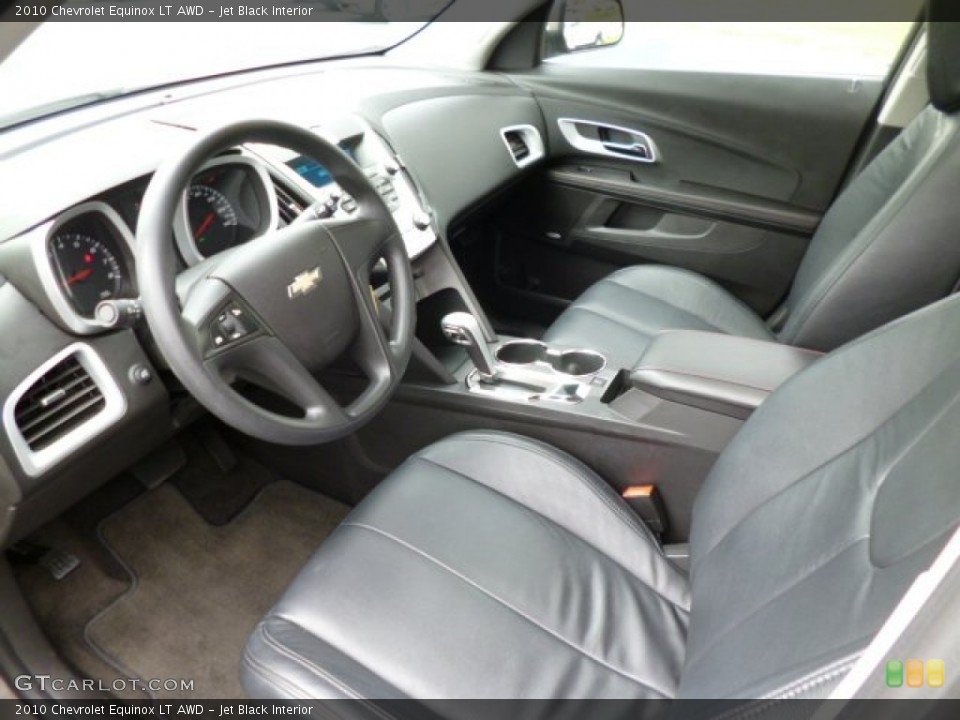 Jet Black Interior Prime Interior for the 2010 Chevrolet Equinox LT AWD #80428403