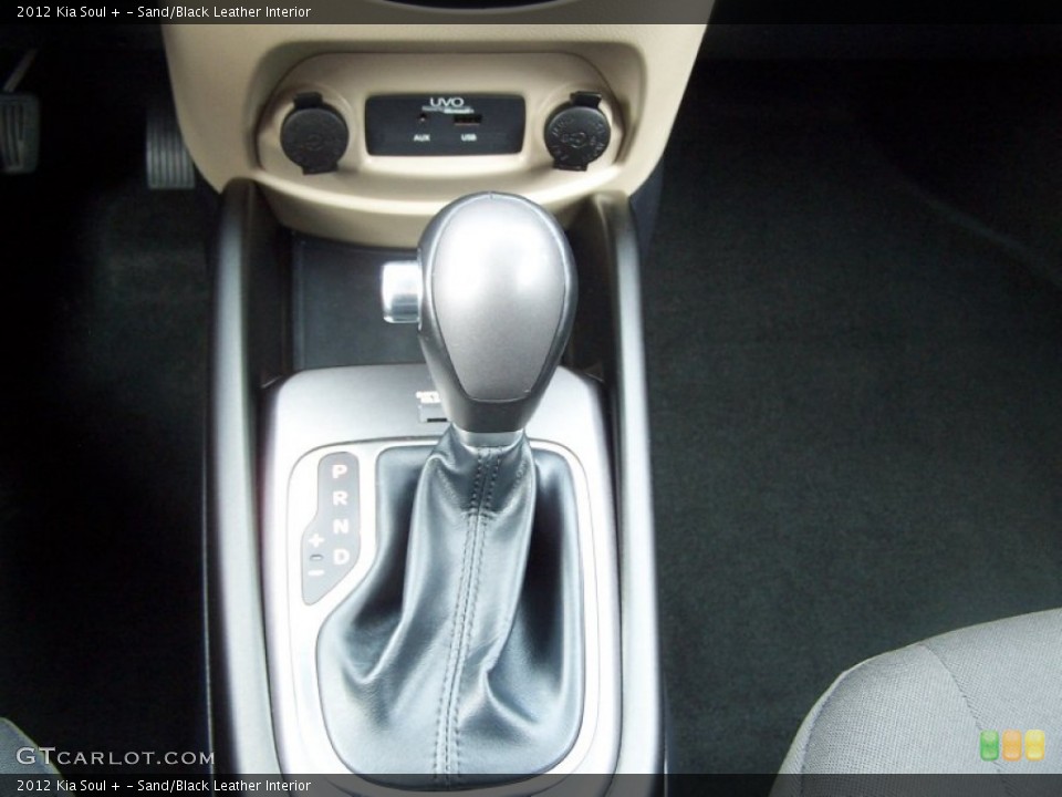 Sand/Black Leather Interior Transmission for the 2012 Kia Soul + #80428412
