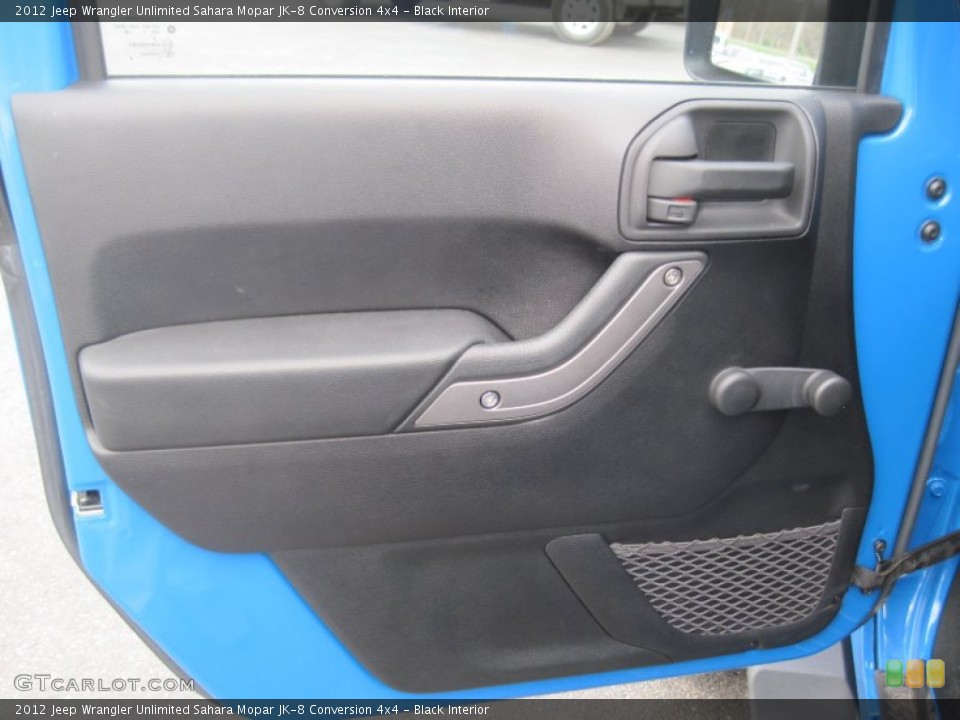 Black Interior Door Panel for the 2012 Jeep Wrangler Unlimited Sahara Mopar JK-8 Conversion 4x4 #80428808