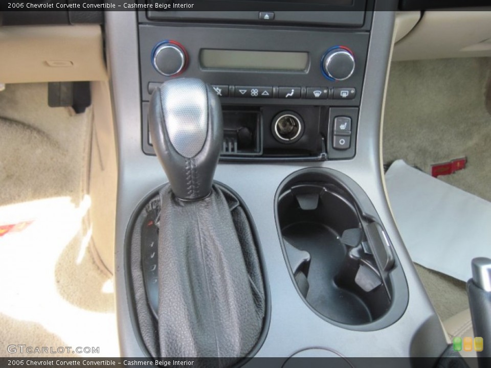 Cashmere Beige Interior Transmission for the 2006 Chevrolet Corvette Convertible #80429496