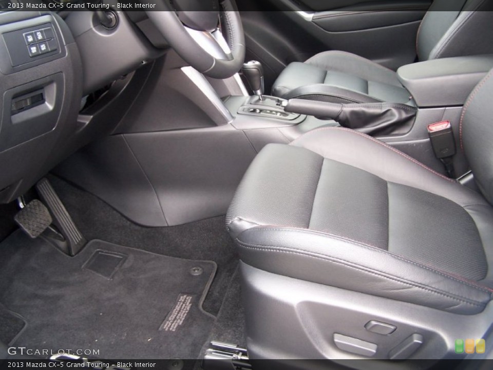 Black Interior Front Seat for the 2013 Mazda CX-5 Grand Touring #80429717